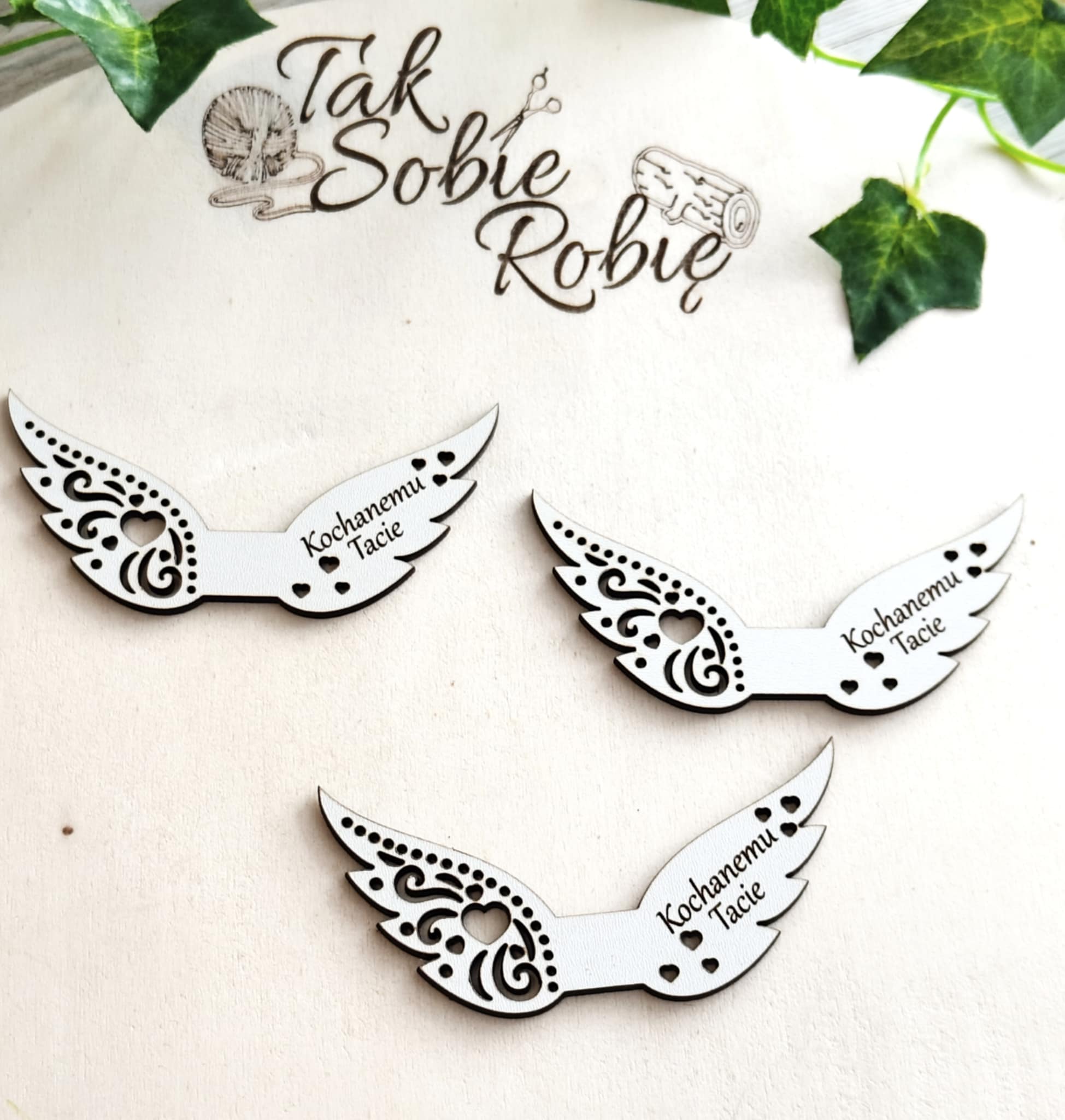 014A Skrzydełka do makram ok.8x3,8cm