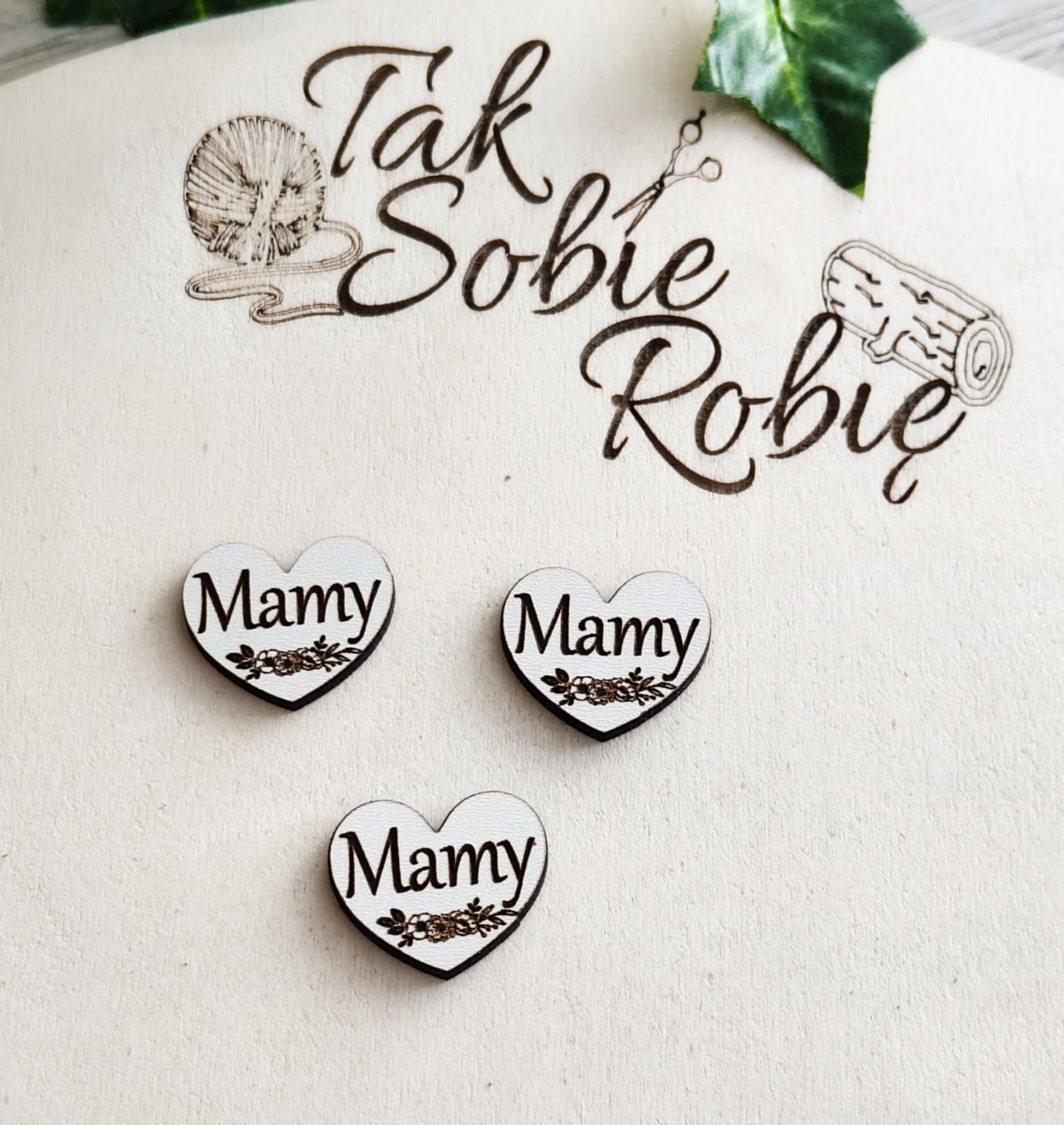 071 SERDUSZKO DO MAKRAMY z HDF OK.3CM