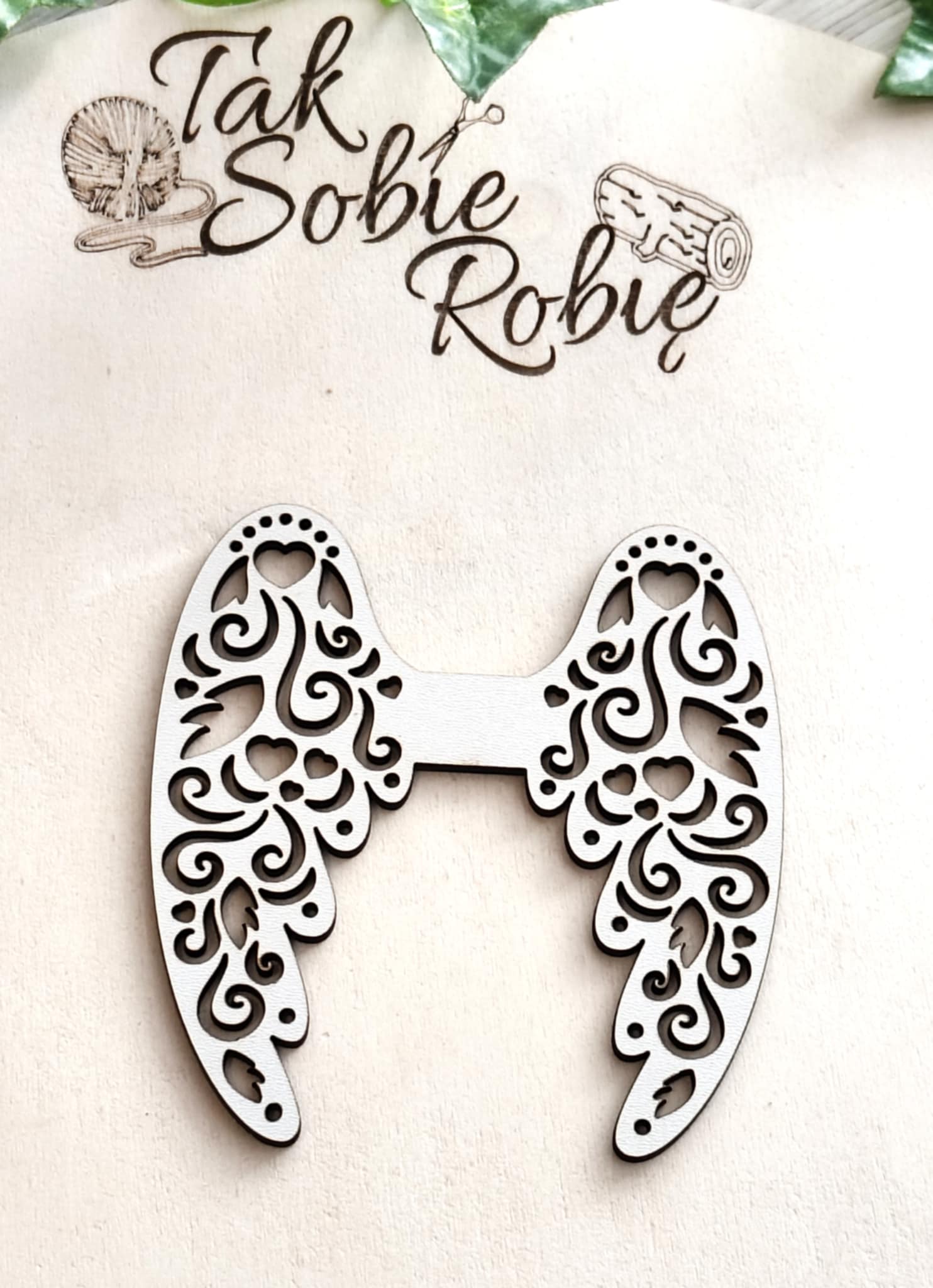 057 Skrzydełka do makram ok.10,5x11cm