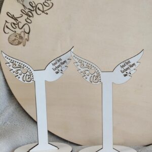 060 Stojące skrzydełka do makram DLA MAMY z HDF OK.10X15CM