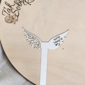 061 Stojące skrzydełka do makram DLA TATY z HDF OK.10X15CM