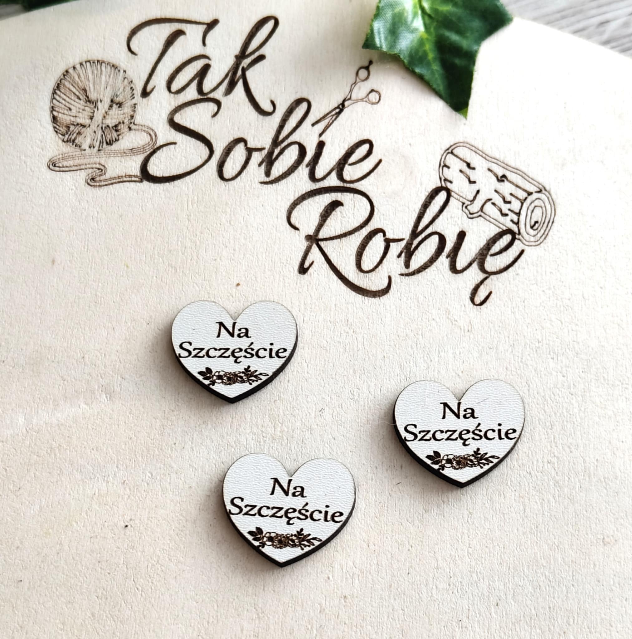 072 SERDUSZKO DO MAKRAMY z HDF OK.3CM