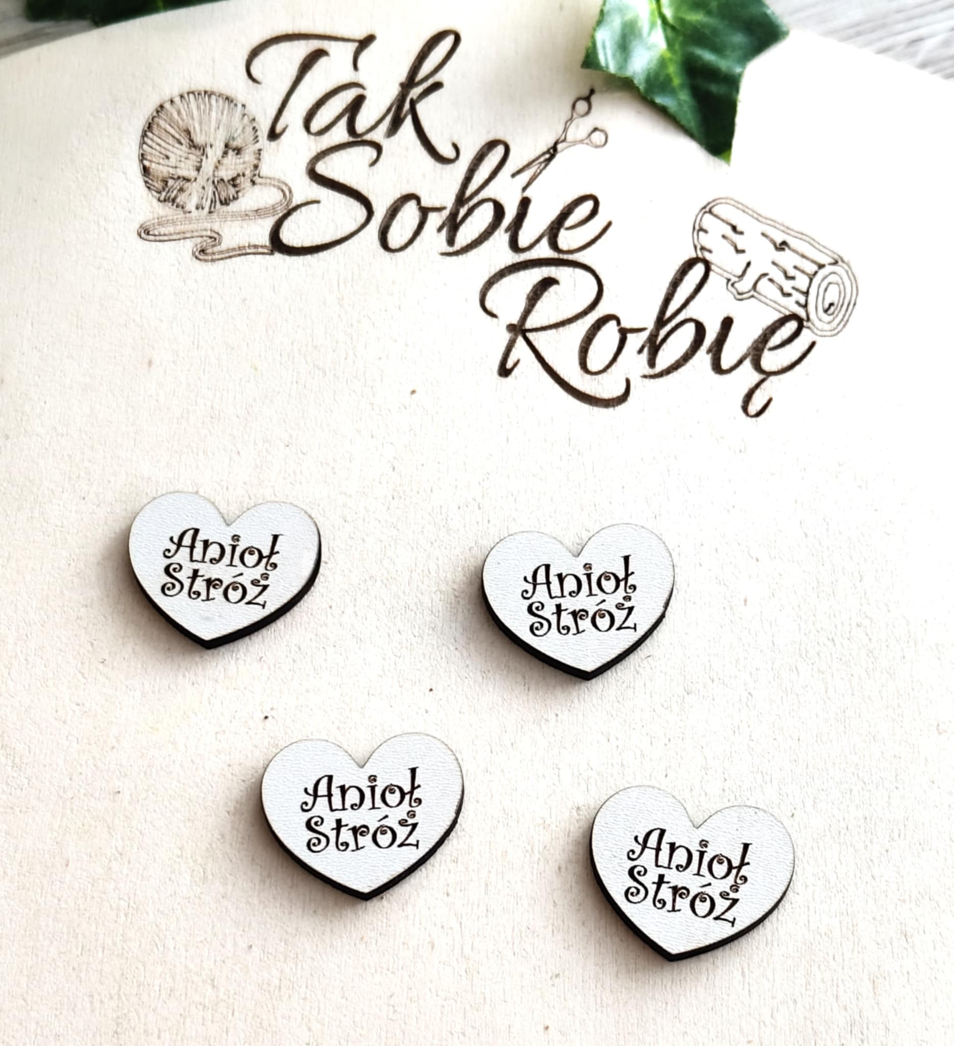 073 SERDUSZKO DO MAKRAMY z HDF OK.3CM