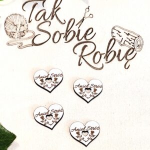 076 SERDUSZKO DO MAKRAMY z HDF OK.2,5CM