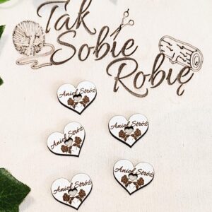 077 SERDUSZKO DO MAKRAMY z HDF OK.2,5CM