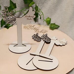 058 Stojące skrzydełka do makram z HDF OK.12X16CM