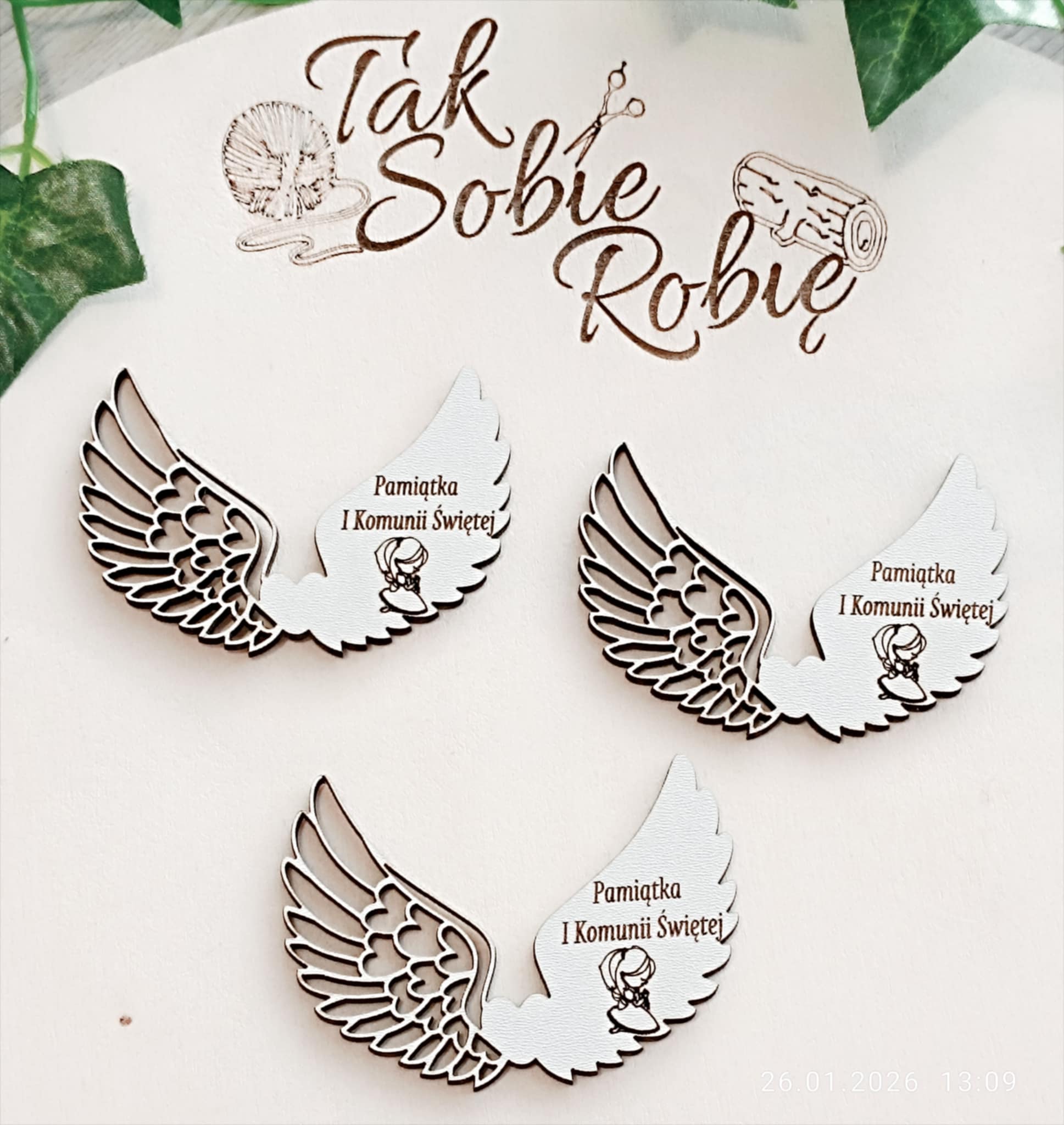 028 Skrzydełka do makram ok.10x7,5cm