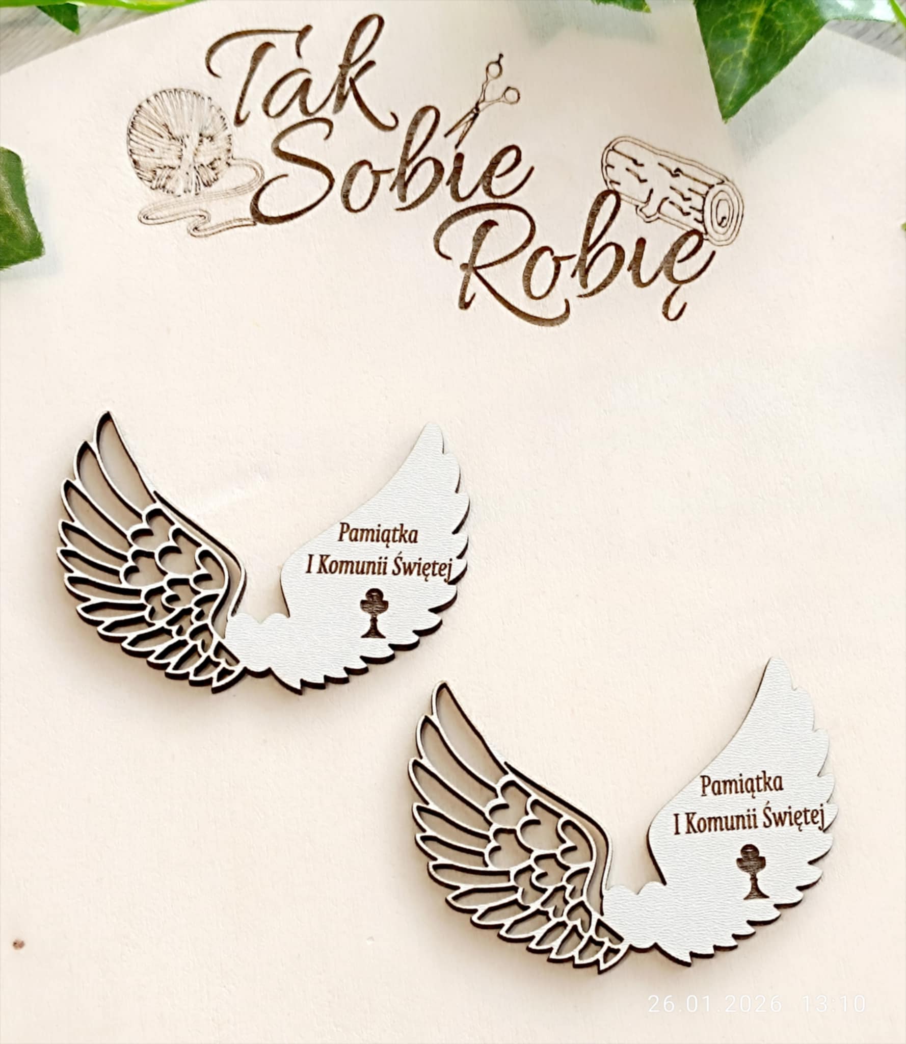 030 Skrzydełka do makram ok.10x7,5cm