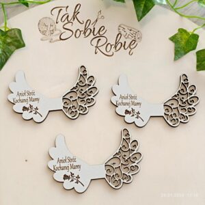 003 Skrzydełka do makram ok.8x5,5cm