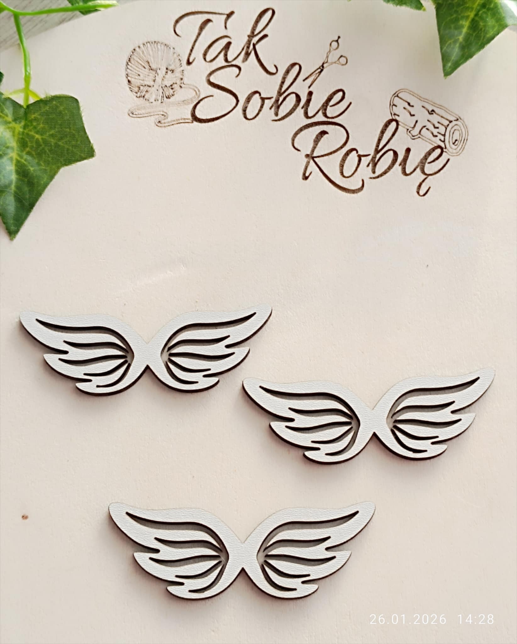 035 Skrzydełka do makram ok.8x3cm