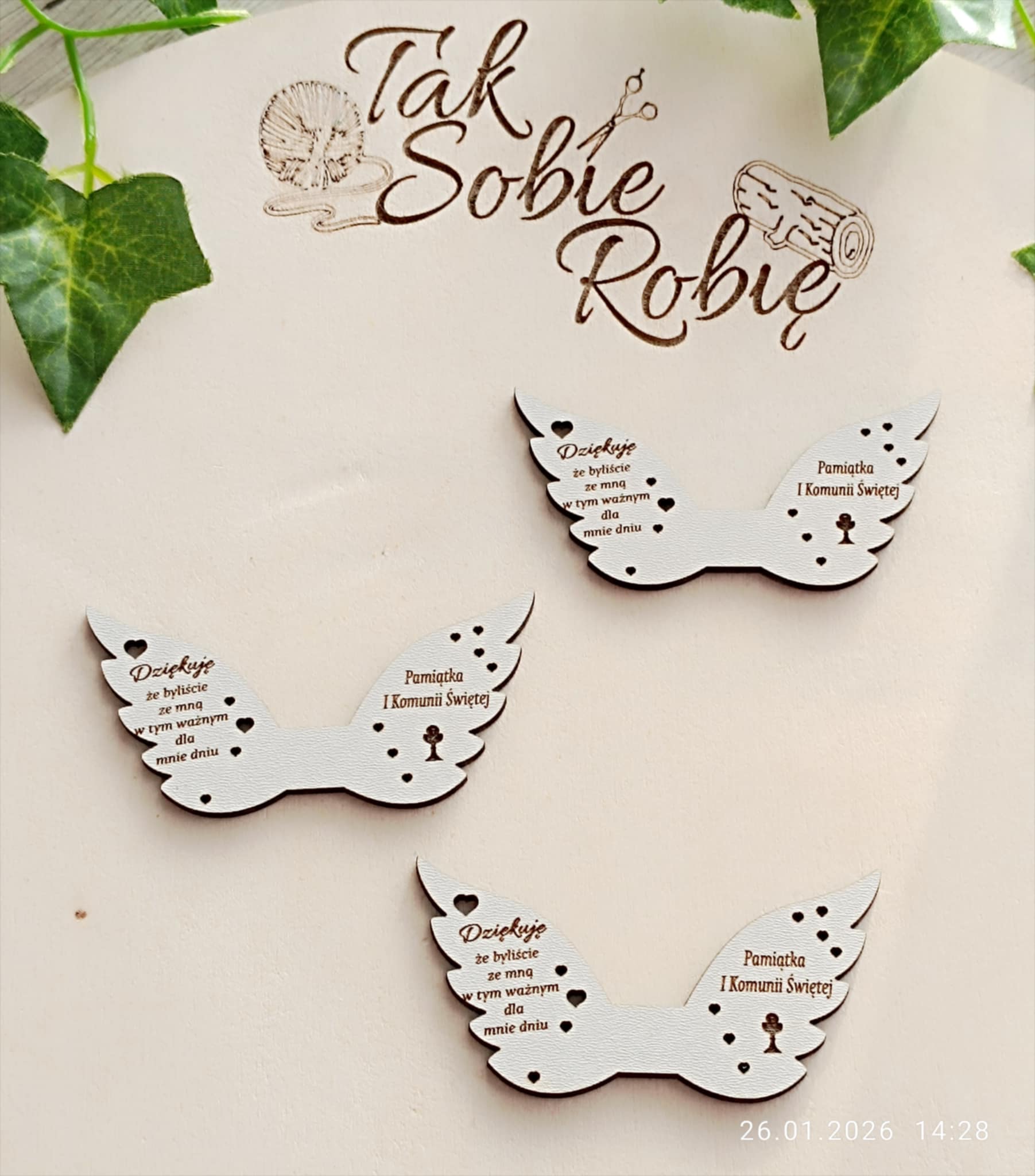 045 Skrzydełka do makram ok.8x4cm