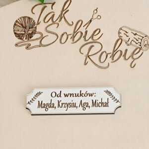 080 TABLICZKA DO MAKRAMY DOWOLNE IMIONA z HDF OK.8X2,5