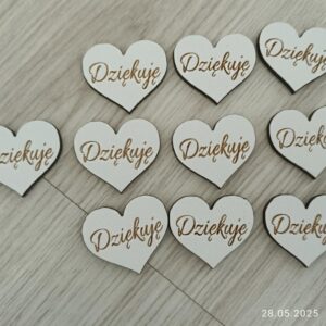 104 SCRAPKI Dziękuję DO MAKRAMY  z HDF OK.3CM