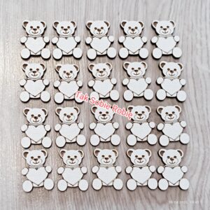 085 SCRAPKI MISIE DO MAKRAMY z HDF OK.2,5CM