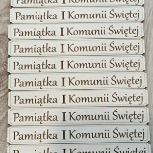 113 TABLICZKA DO MAKRAMY PAMIĄTKA PIERWSZEJ KOMUNII ŚWIĘTEJ z HDF OK.12x2
